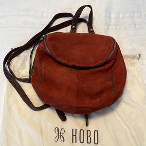 HOBO Brown suede backpack purse